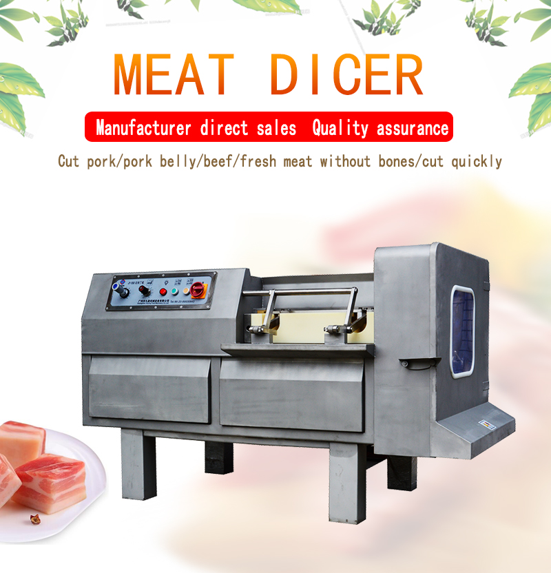 manufacturing meat cutting machine factory frozen meat dicing cube cutter machine fat meat dicing equipment