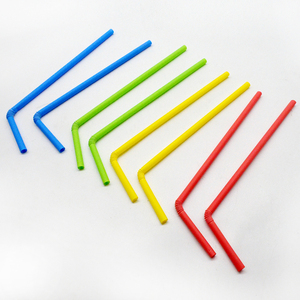 200 pailles écologiques compostables en PLA de 8,25 pouces, pliables, biodégradables, avec boîte en <span class=keywords><strong>carton</strong></span> blanc personnalisée, pailles flexibles pour boisson - Product Image 3