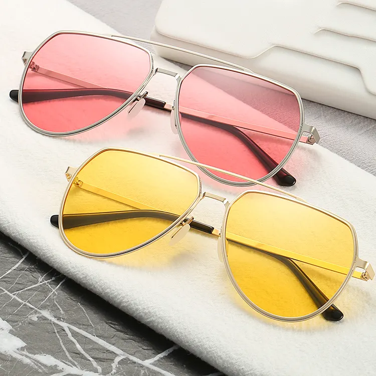 yellow high quality night vision polarized day night sunglasses unisex sunglasses 2021 driving night vision glasses