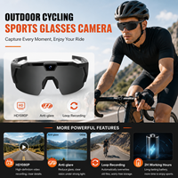 Nouvelles Lunettes Intelligentes Sportives Étanche IP68 2026 avec Gyroscope 6 Axes Anti-tremblement pour Enregistrement Vidéo, Traduction IA et Mémoire 64 Go