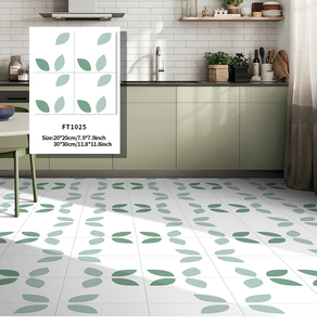 Jorunns Plastic Vinyl <strong>Stick</strong> <strong>on</strong> <strong>Floor</strong> <strong>Tiles</strong> <strong>Kitchen</strong> Bathroom Waterproof Pill and <strong>Stick</strong> <strong>Floor</strong> <strong>Tiles</strong> - Product Image 1