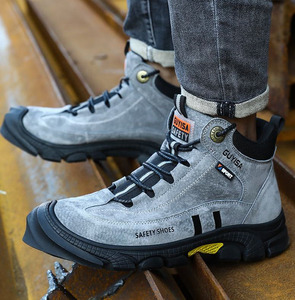 Zapatos <span class=keywords><strong>de</strong></span> <span class=keywords><strong>Seguridad</strong></span> Industriales Casuales <span class=keywords><strong>de</strong></span> Corte Alto Marca Guyisa, Suela <span class=keywords><strong>de</strong></span> Goma Antideslizante, Anti-perforaciones, con Puntera <span class=keywords><strong>de</strong></span> Acero - Product Image 5