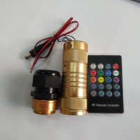 Moteur d'éclairage à fibre optique 10W cylindrique à changement de couleur RGB pour éclairage de toit de voiture et éclairage à fibre optique domestique