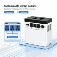 Inversor Portátil de Energía Todo en Uno de 1000W para RV, Camping, Dispositivos de Red, Computadoras, Iluminación y Uso en Múltiples Escenarios