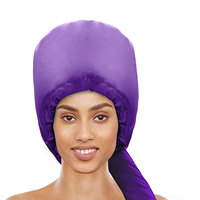 Diffuseur de sèche-cheveux en plastique à capuche pour cheveux bouclés avec une capacité spacieuse et un coiffage rapide (emballage en sac en tissu)