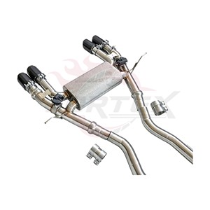 Vortex Stainless Steel 304 Mirror Polished Equal Length Exhaust for M2 Competition F87 S55 Catback Valvetronic High - Product Image 4