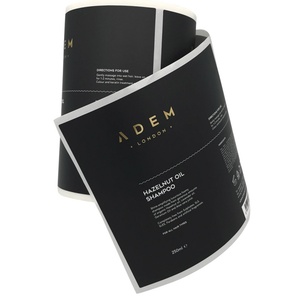 Impression personnalisée tache de bronzage UV estampage or bouteille de lotion étiquettes d'emballage - Product Image 3