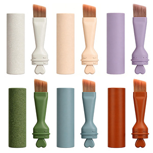 แปรงแต่งหน้ารองพื้นแบบมืออาชีพ ขนแปรงนุ่ม ผลิตจากโรงงานโดยตรง ด้ามจับปรับแต่งได้ บรรจุภัณฑ์และฉลากสินค้าสั่งทำได้ - Product Image 5