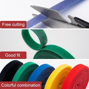 Muestra <span class=keywords><strong>gratis</strong></span> 1,2 cm 3M Reutilizable y dividible Gancho y bucle Cable Bridas Organizador de cables - Product Image 4