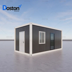 บ้านคอนเทนเนอร์สำหรับค่ายทหารบ้านนวัตกรรมใหม่แบบ2 20Ft วัสดุจีน