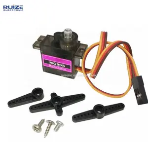 Motor Servo Mikro Roda Gigi Logam Digital, untuk 450 RC Helikopter Pesawat Perahu Mobil MG90S MG90