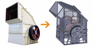 Grande Concasseuse à Marteaux Multifonctionnelle Robuste pour l'Exploitation Minière et la Pierrebriseuse, pour le Broyage de Roches, de Charbon et de Terre, avec Composant Moteur Central - Product Image 4