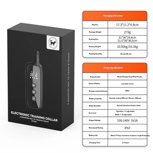 Nouveau collier de dressage pour chien à distance, anti-aboiement, à vibrations, étanche, rechargeable, IP67, autonomie de 7 à 15 jours, entraîneur intelligent pour animaux de compagnie - Product Image 5