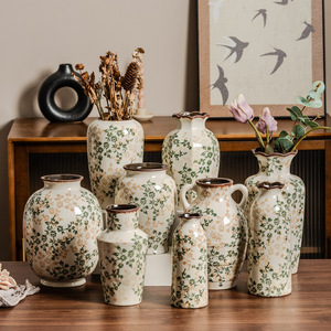 <span class=keywords><strong>Vase</strong></span> <span class=keywords><strong>en</strong></span> <span class=keywords><strong>porcelaine</strong></span> bleu et blanc rétro haut de gamme, nouveau style chinois, pour fleurs fraîches, culture aquatique, arrangement floral, <span class=keywords><strong>vase</strong></span> de table - Product Image 1