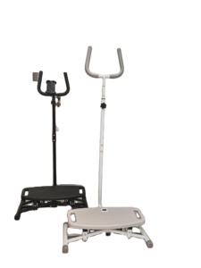 NOUVEAU Appareil de fitness pliable en acier pour <span class=keywords><strong>ski</strong></span> avec guidon réglable et écran LED pour l'exercice à domicile de remodelage du bassin, des hanches, des jambes et des cuisses - Product Image 1