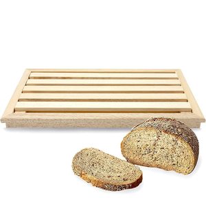 Vassoio per briciole con griglia rimovibile in legno di faggio 35,5x24x2 cm per taglieri - Product Image 1