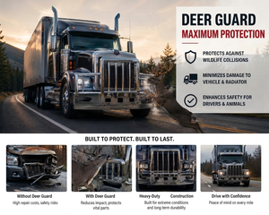 Servicio OEM, Protector de Ciervos de Aleación de Aluminio de Primera Calidad, Duradero, para Camiones Semipesados, Compatible con <span class=keywords><strong>Scania</strong></span> Kenworth Vnl - Product Image 4
