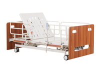 Lit d'hôpital manuel à double manivelle BesClaireMed BCM-ETF603, équipement médical en fer et métal, vente en gros du fabricant, garantie 2 ans