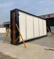 Conteneur de stockage pliable à double aile de 700 pieds pour les salles d'activités