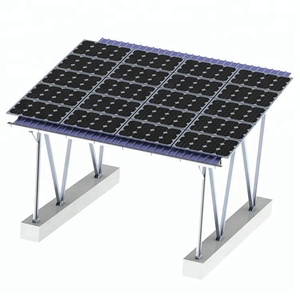 Yuens OEM Installation facile Système de rayonnage <span class=keywords><strong>solaire</strong></span> pour abri de voiture Cadre de panneau PV en <span class=keywords><strong>aluminium</strong></span> Supports de montage pour parking Ports de voiture personnalisables - Product Image 1