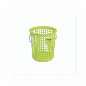 Cesto ad anello rotondo verde Inomata per la soluzione di stoccaggio del bucato - Product Image 1