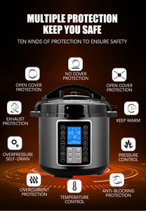 Pentola a pressione elettrica da 6 litri di alta qualità 10 In 1 In accessori - Product Image 6