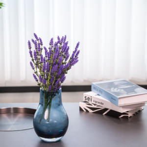 घरेलू होटल पार्टी कमरे की सजावट के लिए 5 शाखाओं के साथ कृत्रिम लैवेंडर गुलदस्ता गुलदस्ता - Product Image 2