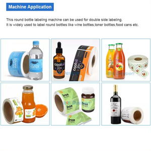 Haute qualité automatique Essence crème autocollant étiquette Machine crème Lotion bouteille ronde étiqueteuse fournisseur - Product Image 2