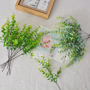 Plante artificielle en eucalyptus Laixing, 30 cm, en soie, pour décoration de mariage et de la maison - Product Image 3