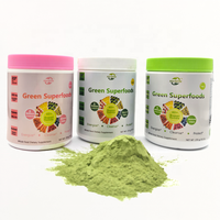 Complément Alimentaire HACCP OEM ODM : Poudre de Superaliments Verts - Mélange Super Vert avec Enzymes Digestives et Antioxydants