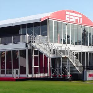 Tente double extérieure pour fête de mariage Grand chapiteau d'exposition en tissu PVC personnalisé pour <span class=keywords><strong>occasion</strong></span> en aluminium Tente de stockage en entrepôt pour événements - Product Image 3