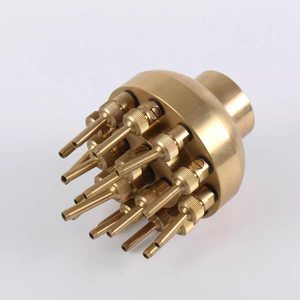 Fuente de <span class=keywords><strong>Agua</strong></span> de Alta Calidad Water Crown, Material de Cobre, Múltiples Tamaños Ajustables, Boquillas de Tres Niveles, Montaje en Suelo, Fácil Instalación - Product Image 5