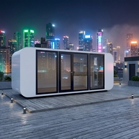 Cabane modulaire portable Apple |   Maisonnette isolée préfabriquée pour le glamping, idéale pour les centres de villégiature et l'habitation
