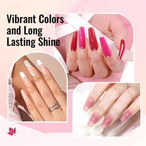 Cat kuku dasar air pabrik Pemoles kuku ramah lingkungan berbasis air Pemoles kuku cepat kering tidak beracun tahan lama - Product Image 5