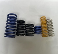 Ressort de compression industriel robuste sur mesure, à grande bobine, résistant à la chaleur