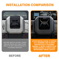 Autocollant décoratif de fleur de couvercle de coffre modifié pour Chery JETOUR Traveler T2 2023 2024