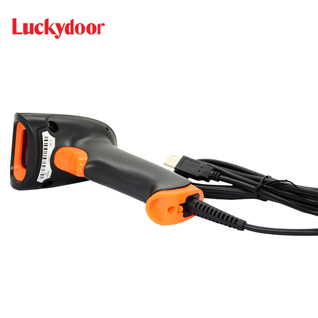 USB Interface 2D CMOS Barcode Scanner Handheld Light Qr Code Reader for Retail POS Express Compatible with Android and Linux