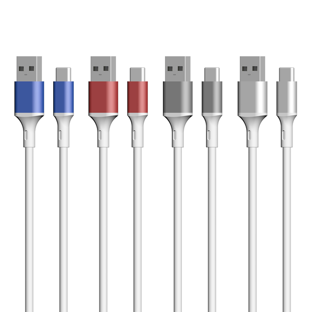 Android 1M 3A Cabo Charge Cables Tipo C Type-c USB a Type C Cable Fast Charging USBC