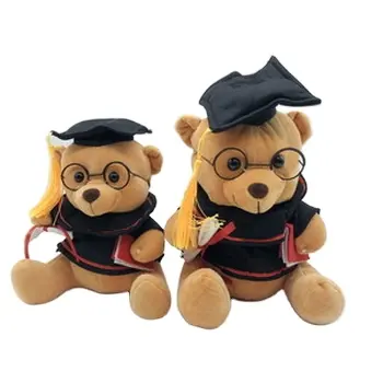 Bear Plush Doll Dr.bear Graduation Plush Toy OEM/ODM Wholesale Kawaii Teddy Bear Plush OPP Bag Unisex CN ZHE
