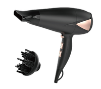 Sèche-cheveux professionnel électrique 2100W haute fréquence avec moteur AC et ions négatifs pour usage domestique, hôtelier, salon et garage