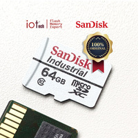 Tarjeta Micro SDHC UHS-I Clase 10 Original Sandisk de Grado Industrial MLC SDSDQAF3-008G-I, Tarjeta de Memoria de 8GB 16GB 32GB 64GB