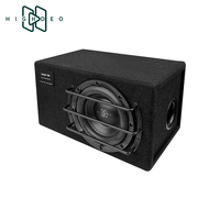 Woofer Activo para Auto de Alta Potencia de 8 Pulgadas HAW-8B con Caja Portada para Subwoofer Activo de Audio para Auto
