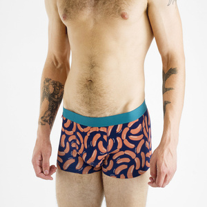 Factory <b>Customized</b> Logo High Quality Breathable Mid-Rise Gift Box Men Underwear <b>Boxers</b> Cotton Print with Drink Canpacking - Product Image 4