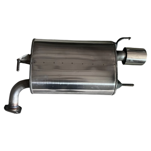 Venta directa de fábrica nuevo silenciador trasero de acero inoxidable S409 para automóviles <span class=keywords><strong>Toyota</strong></span> pieza de sistema de escape automotriz - Product Image 1