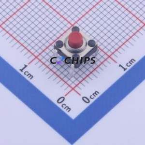 TPF16LS-DC50 Tactile Switch Through hole Component (THT) Switch 6mm 6mm 5mm - Product Image 1