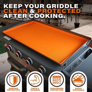 Tapis de cuisson en silicone Blackstone 600x450mm, surface résistante à la chaleur pour utilisation sur barbecue extérieur - Product Image 5