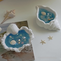 Kreative Elegante Raumduft-Geschenkidee Duftkerzen Handgefertigte Neuartige Muschel-Gelee-Wachs Dekorative Ornamente Diwali