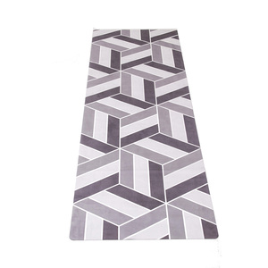 Nhà Máy Bán buôn OEM tùy chỉnh in NON-Slip sinh thái tập thể dục da lộn + cao su Yoga Mat Set làm việc ra 3 mét thân thiện với da - Product Image 6