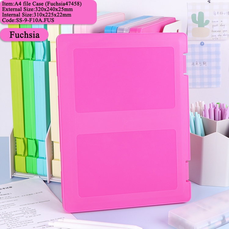 Scatola Portadocumenti F10 A4 Fucsia