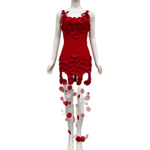 Bettergirl Nuovo <span class=keywords><strong>Abito</strong></span> Corto <span class=keywords><strong>Nero</strong></span> Circolare alla Moda Primavera 2026, Sexy Vestito da Sera Aderente con Allacciatura al Collo - Product Image 4